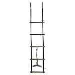 Talamex 79624103 Лестница с крючками 3 Шаги Черный Stainless Steel