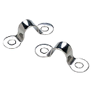 Купить Seachoice 50-28801 Зажим из нержавеющей стали Серебристый Chrome 41 x 10 mm  7ft.ru в интернет магазине Семь Футов