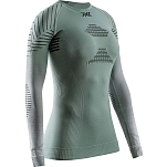 X-BIONIC in-ytbyw24w-e411-l Базовый слой с длинным рукавом Invent FX Sage Green / Light Grey / Optical White 30x25x2