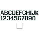 Купить International letterfix 59590150 0 Наклейки с цифрами Бесцветный White 200 mm  7ft.ru в интернет магазине Семь Футов