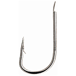 Mustad MU06-60005NP-NI-18-M10 Ultrapoint Wide Gape Power Колючий Крючок С Лопатками Серебристый Nickel 18 