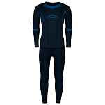 Odlo 196082-21021-S Набор базовых слоев Fundamentals Performance Warm Голубой Dark Sapphire / Blue Jewel S