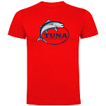 Kruskis CA65500560C065 Футболка с коротким рукавом Tuna Fishing Club Красный Red 2XL