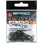 SPRO 004551-00210-00000-00 Barrel Safety Защелкивающийся шарнир Черный Black 10 