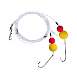 Zebco 4115002-UNIT связанный крючок Basic Surf Fatfish Бесцветный Clear / Grey 2