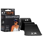 KT Tape ktog-bk-5m кинезиологическая лента Original Precut 5m Black 15x10x5