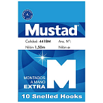 Mustad 87477 Extra 441 BM Крюк Серебристый  Matt Black (10 pcs) 2 (150 cm) 