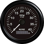 Recmar R-16975299-RECKY07204 Тахометр 0-4000 об/мин отремонтированы Черный Black 100 mm