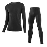 Loeffler 27170-990-52 Набор базовых слоев Transtex Merino Черный Black 52
