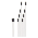Fusion 010-13356-00 кабели RCA Performance Серебристый White / Black