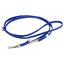 Купить Julius k-9 218GM-B-DP Прорезиненный тренировочный поводок 14 mm Голубой Blue 220 cm 7ft.ru в интернет магазине Семь Футов