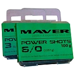 Maver 2130001 разделенная свинцовая дробь Power 1 Black 0.288 g
