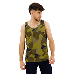Brandit 4210-125-3XL Футболка без рукавов Зеленый Swedisch Camo M90 3XL
