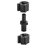 Elkhart supply corporation 497-30853 Reducing связь Черный 1/2´´ x 3/8´´ 