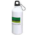 Kruskis MD4049S101S009 Simply Black Bass Addicted 800ml Алюминиевая бутылка Бесцветный White