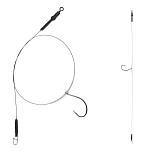 SPRO 004590-00104-00000-00 Titanium Adjust DS 0.40 mm 50 cm Лидер  Silver 4
