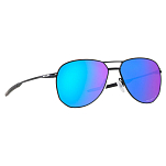 Oakley OO6050-0457 Contrail Ti Prizm Поляризованные Очки Satin Light Steel Prizm Sapphire Polar/CAT3