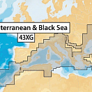 Navionics XL9-43XG nautical chart Mediterranean, Black Sea, Canaries and Azores, 29.080.08