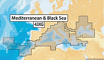 Navionics XL9-43XG nautical chart Mediterranean, Black Sea, Canaries and Azores, 29.080.08