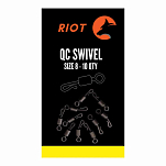 Riot RTQS8 QC Защелкивающийся шарнир  Black 8