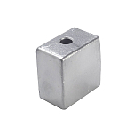 Enrico polipodio 2626201 OMC 55-140HP Johonson Evinrude 50-225HP Цинковый кубический анод  Silver 40 x 25 mm 