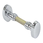 Foresti & suardi 5050080 Руль с двойной ручкой Silver 26 x 51 mm 