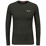 Salewa 00-0000028205-5280-52/XL Базовый слой с длинным рукавом Cristallo Warm Alpine Merino Responsive Зеленый Dark Olive XL