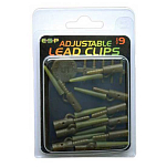 ESP XDNETALCK09WG Kit Свинцовые зажимы Бесцветный Weedy Green