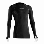 Lurbel 00A2.243M.0303-XL Базовый слой с длинным рукавом Cristallo Черный Marengo XL