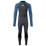 Gill 5029-BLU46-S костюм с молнией сзади Pursuit 4/3 mm Серый Atlantic Blue/Dark Blue S