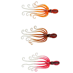 Savage gear 63892 SG 3D Octopus Мягкая Приманка 200 мм 185 грамм Коричневый UV Orange Glow