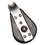 Viadana 7878001 4-6 mm Фиксированный одиночный шкив Black