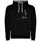 Купить Kruskis SU1067060258S260 Толстовка с капюшоном Shadow Sail Two-Colour Черный Black / Grey 3XL 7ft.ru в интернет магазине Семь Футов