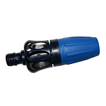 Ferrari group 1832510 Мундштук для водяного шланга Серебристый Black / Blue