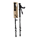 Six peaks SIW000101 трости Stride Walking  Black 65-135 cm