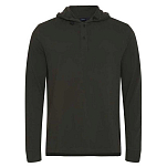 Sea ranch 22-7-287-5012-S Толстовка с капюшоном Christoffer Pique Зеленый Dark Olive S