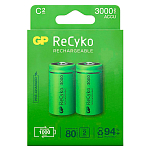 Gp batteries 120300CHCB-C2 ReCyko NiMH C Baby 3000mAh Аккумуляторы Зеленый Green