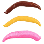 Berkley 1289603 Ночной бездельник Gulp Alive Floating Pinched Crawler 30 Mm Многоцветный Bubblegum