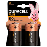Duracell LCPLUSDLR20_K2 Plus Power D LR20 Щелочные батареи 2 единицы Черный Black / Orange