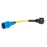 Victron energy NT-543 16A/250V-CEE Plug/Schuko Адаптер питания Blue / Yellow / Black