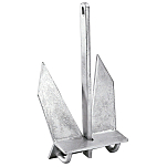Plastimo 414195 Plana Galvanized Якорь Серебристый 75 kg