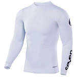 Seven SEV2020002-100#XL Базовый слой с длинным рукавом Zero Staple Compression Белая White XL