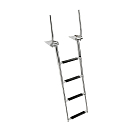 Купить Трап телескопический Easy Up 1185x515x60мм 4 ступени AISI316 раскладывающиеся ручки, Osculati 49.575.04 7ft.ru в интернет магазине Семь Футов