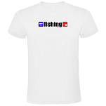 Kruskis CA65500501K029 Футболка с коротким рукавом Fishing Белая White 2XL