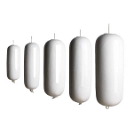 Majoni PB330003 F3 швартовый кранец/буй с центральным отверстием  White 20 x 55 cm