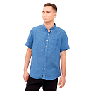 Купить Sea ranch 23-7-212-4015-XL Рубашка с коротким рукавом Toulon Голубой Indigo XL 7ft.ru в интернет магазине Семь Футов