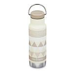 Klean kanteen 1008932 Insulated Classic Бутылка из нержавеющей стали 532ml Петля крышка Бежевый Salt Flats