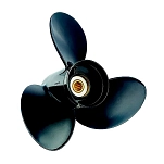 Solas 496-331111114 Трехлопастной винт алюминий Amita RH Yamaha Голубой Black 281.94 mm
