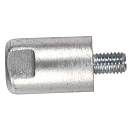 Купить Tecnoseal 2626713 Цинковый стержень Анод  Silver 40 x 20 mm  7ft.ru в интернет магазине Семь Футов