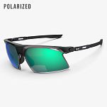 Спортивные очки c диоптриями Scicon Aerobeam Titanium Sunglasses Black Matt Polarized Multi Mirror Green, rx-375/ey424201